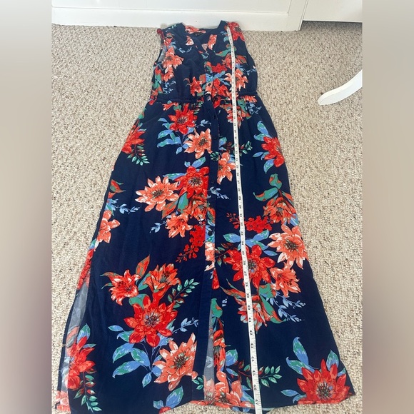 Talbots Floral V-Neck Maxi Dress size 8 - Picture 10 of 11